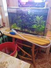 Hose-Pump-Wash Valve-Control Cleaning-Tool Water-Changer-Cleaner Outlet Aquarium Fish-Tank