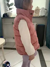 Warm Vest Jackets Outerwear Waistcoat Kids Girls Boys Winter Cotton Thicken Autumn 