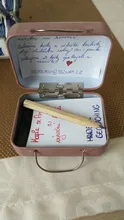 Vintage Estuche De Viaje Mini caja de almacenamiento de Metal de joyería de estaño de monedas caja del sostenedor de la caja para Washi cinta Clip distintivo