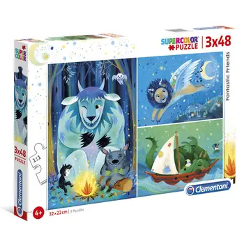 

Puzzle Maxi Fantastic Friends 3x48pcs toys table games Clementoni