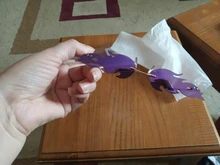 FORAUTO-Gafas de sol sin montura con llama de fuego, lentes para conducción, tendencia estrecha, estilo de calle, protección UV 400, a la moda