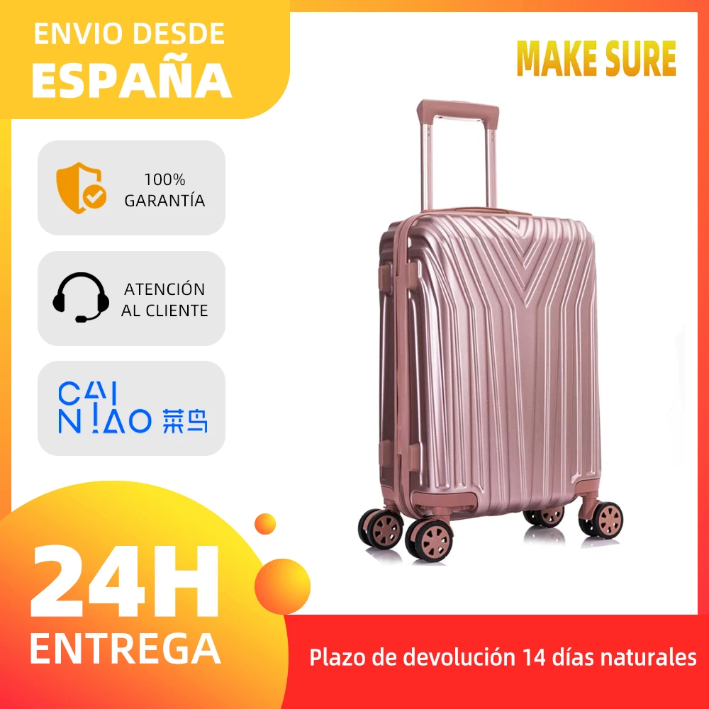 OM HOME Juego Maletas de Viaje 3 pzs, Maletas de Viaje Grandes 23 Kilos 24"(66x43x26,5cm) + Maletas Viaje Medianas 20"(55x37x21.5cm) + Rigido de Viaje, ABS, 4 Ruedas|Equipaje con ruedas| - AliExpress