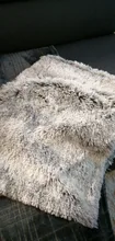 Pillowcase Cover Sofa-Decorative Bedroom Soft-Fur Plush Living-Room 43x43cm New
