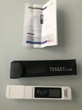 Medidor de temperatura de pureza de agua multifuncional, Probador de Calidad del Agua Digital TDS EC, rango 0-9990, TEMP PPM