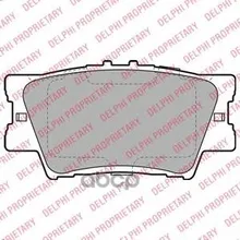 Колодки Тормозные Toyota Rav 4 06/Camry 2.4/3.5 06 Задние Delphi Lp2004 Delphi арт. LP2004