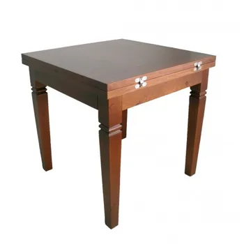 

Table small dining extendable solid wood. Measures: 77x80x80 cm.