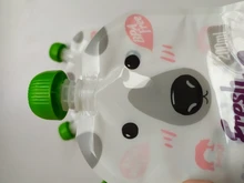 8 Uds de alta calidad con cierre exprimido fresco bolsas práctica bebé destete comida puré de reutilizable apretar para recién nacido