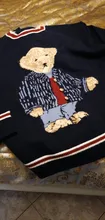 Bear Sweater Pullovers Shrugs Knitted Cartoon Warm Casual Winter Lady New-Fashion Autumn