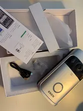 EKEN-Timbre de puerta inteligente con Wifi, cámara de seguridad modelo V5 con intercomunicador y timbre para puerta IP inteligente de visión nocturna con conexión Wifi inalámbrica, perfecta para el hogar