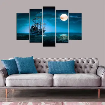 

Full Moon Sea View 5 Piece Mdf Table