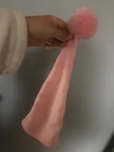 Accesorios de fotografía recién nacido sombrero de bola de piel de punto para bebé recién nacido foto estudio fotografía gorra con accesorios Beanie Baby Hat