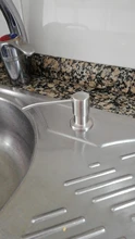 Pump-Extension-Tube Liquid-Soap-Dispenser Kitchen-Sink Built-In-Lotion Stainless-Steel
