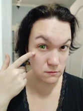 De Halloween Cosplay de contactos lente gato amarillo Manson Serie 2 unids/par anual de lentes de contacto de Color para los ojos maquillaje para Cosplay