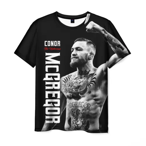 Мужская футболка 3D Конор МакГрегор | одежда