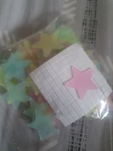 Pegatinas de PVC que brillan en la oscuridad para habitación de niños, 1 bolsa de juguetes que brillan en la oscuridad, 3cm, Estrella luminosa, dormitorio, sofá, pintura fluorescente, juguete