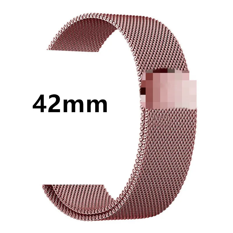 

42mm Smart Bracelet Silica Gel Matel Nylon Band Strap Bracelet Smartwatch Accessories Strap for Watch 5 IWO 8 IWO 12 Pro w68