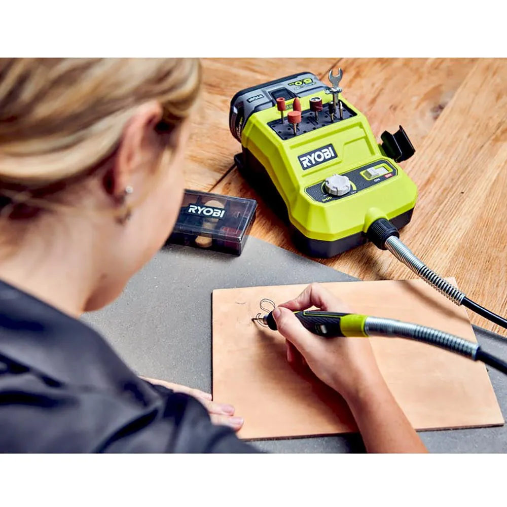 Ryobi R18RT0 18 вольт (без батареи) Гравировальный набор 33 Parça| |