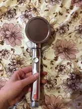 Cabezal de ducha de lluvia de lujo, de mano, anión, alta presión, Gadgets de lluvia para el baño, Ahorrador de agua, cabezal de ducha con encendido/apagado