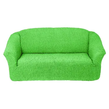 

Cover for triple sofa without ruffles, light green