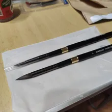 Pinceles para pintar con pelo de ardilla, pinceles para pintar con pelo de ardilla, pinceles para pintar, pinceles artísticos de acuarela para dibujar, suministros de arte, 1 Uds.