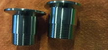 304-Stainless-Steel Adapter Pipe-Fitting Ferrule Tri Clamp Threaded Sanitary 1-1/4-DN15-50