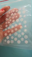 Decals Decoration Snow-Sticker Self-Adhesive Nail-Art Merry-Christmas Manicure-Design