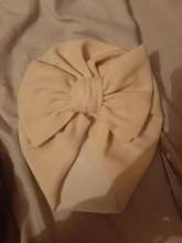 Gorro de algodón para bebé recién nacido, gorro para bebé recién nacido, Top con lazo, accesorios de fotografía recién nacido, turbante