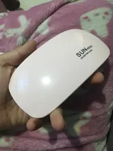 Lidan-secador de uñas de 6W, lámpara de LED UV, Micro USB, máquina de curado de barniz de Gel, equipo de arte de uñas, 6 cuentas de lámpara para el hogar, herramienta de manicura