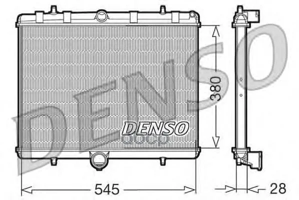 Радиатор Системы Охлаждения Denso арт. DRM07060