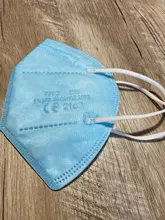 Mascarillas protectoras KN95 FFP2 para adultos, respirador con filtro higiénico, 5-100 unidades