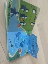 Libro educativo en 3D con dibujo de animales del Zoo para niños y bebés, libro de lectura con solapa