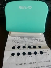 KW-trio-perforadora de papel de 6 agujeros, perforadora de Metal de mano, 5 hojas de capacidad, 6mm, para A4, A5, B5, cuaderno, diario de recortes, planificador