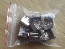 10 unids/lote USB 2,0 4Pin un tipo conector de enchufe hembra G54 2 pies de 90 grados para cargador de transmisión de datos