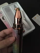 2 en 1 recortador eléctrico de cejas maquillaje indoloro ojo frente depiladora para las mujeres afeitar Razors Mini portátil utensilio para eliminar el vello Facial