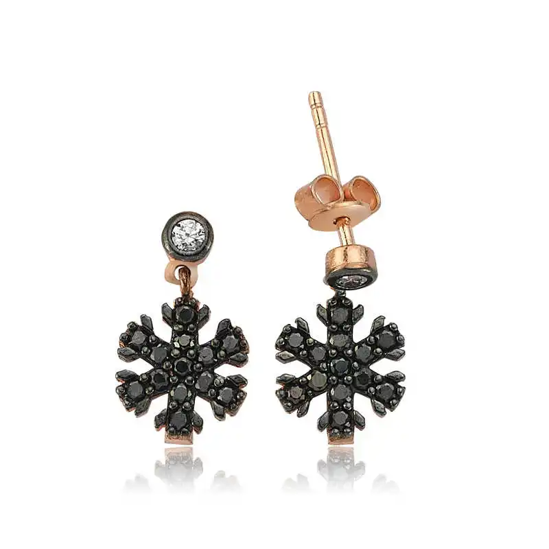 

Silver Snowflake Earrings