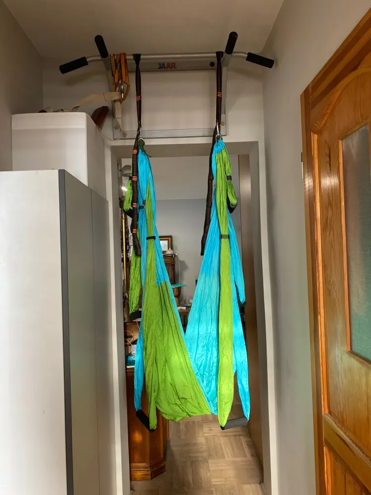 Anti-Gravity Aerial Yoga Hanging Hammock Set photo review