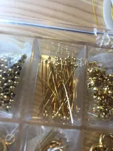 22 25 30mm 316 de acero inoxidable de oro bola plateada alfileres de cabeza fabricación de joyería 24-Calibre 50 unids/lote