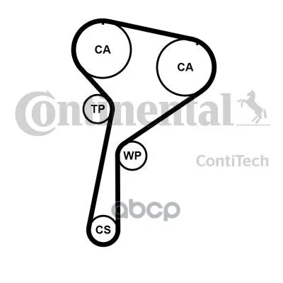Ремень Грм 119 X 27 Contitech Ct1184 ContiTech арт. CT1184