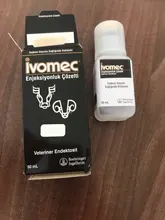 IVOMEC-medicina para animales, material/tamaño (50ml), ÇözeltiEndektosit, perro, vaca, oveja, gato, cerdo, caballo para animales, antiparaziter