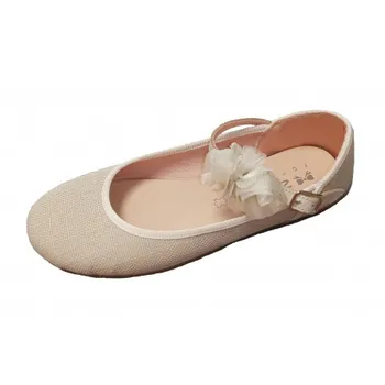 

Communion shoes for girl linen buckle Dobsons.com