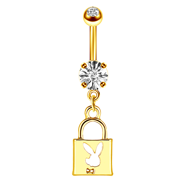 Gold Color Heart belly button ring 14G belly ring cute navel piercing bar sexy belly piercing dangle navel ring lot
