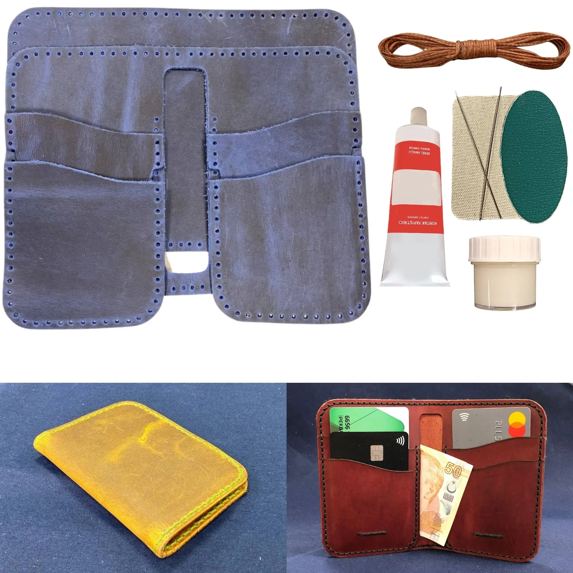 Leather Wallet Make Kit