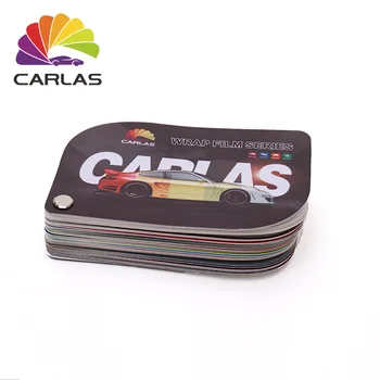 

Asian Paint Paper Color Swatch Card Printing For PVC Car Vinyl Wrap Fabric Color Card
