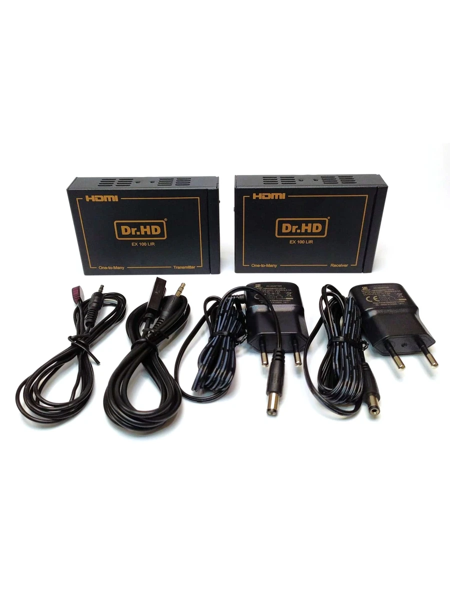 HDMI удлинитель по одной витой паре до 120м IP Dr.HD EX 100 LIR extender over UTP LAN Cat 5e/6 Full HD