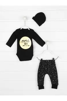 

Black Baby Boy 3 PCs Set