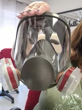 Mascarilla facial para fumigación, filtro para el trabajo, seguridad, protección contra el formaldehído, 6800