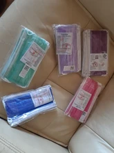 Mascarilla Desechable para adultos, máscara de 3 capas con sujeción para las orejas, Lavabili, 10/50/100 Uds.