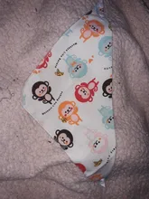 Pechera de algodón con estampado de animales para niños y niñas, babero de tela para eructar, bufanda para cuello de alimentación, accesorios para bebés, Uds.