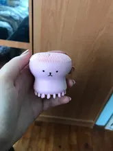 Cepillo de silicona para limpieza facial, limpiador de poros en forma de pulpo, exfoliante, eliminador de espinillas, cepillo de masaje facial Suave, 12 colores