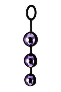 

Purple Black triple vaginal balls TOYFA A toys